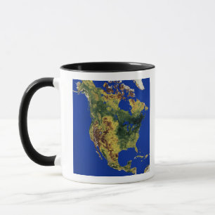 Topographische Ansicht des Nordens und des Tasse