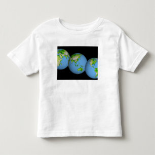Topographische Ansichten der Welt Kleinkind T-shirt
