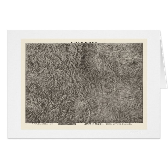 Topographische Karte 1894 Colorados (Vorderseite (Horizontal))