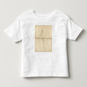 Topographische Karte der Washoe Bergbau-Region Kleinkind T-shirt