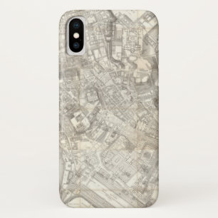 Topographische Karte von altem Rom, Italien Case-Mate iPhone Hülle