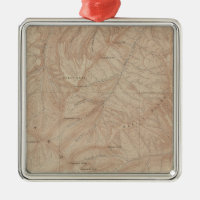 Topographische Karte, Yellowstone National Part, W