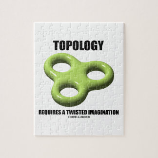 Topologie erfordert einen verdrehten puzzle