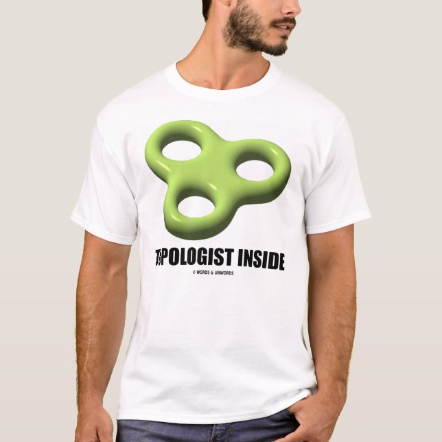 Topologist Innere (dreifacher Torus) T-Shirt (Vorderseite)