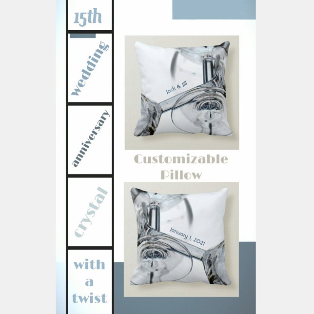 Toppled Crystal Wine Goblets Kissen (Von Creator hochgeladen)