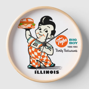 Tops Big Boy Restaurants in Illinois Uhr