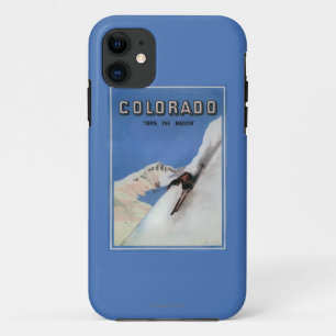 Tops the Nation - Skiförderungsposter Case-Mate iPhone Hülle