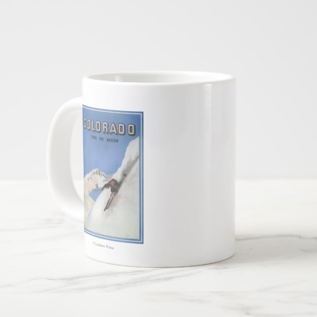 Tops the Nation - Skiing Promotionspaket Jumbo-Tasse (Vorderseite Links)