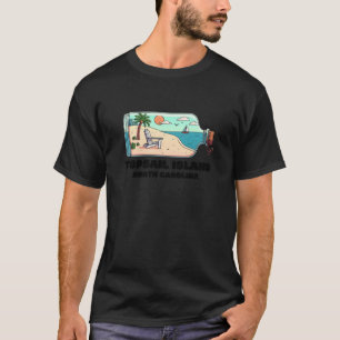 Topsail Beach Island North Carolina Souvenir Männe T-Shirt