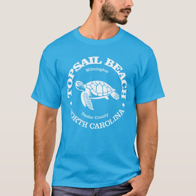 Topsail Beach (Meeresschildkröte) T-Shirt (Vorderseite)