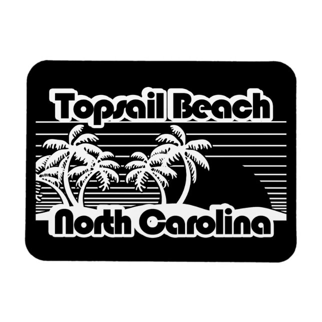 Topsail Beach North Carolina Magnet (Horizontal)