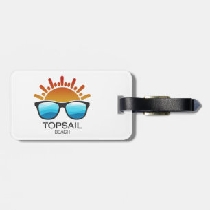 Topsail Beach North Carolina Sonnenbrille Gepäckanhänger
