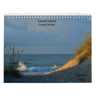 Topsail Insel-Einheimisch-Künstler 2015 Kalender