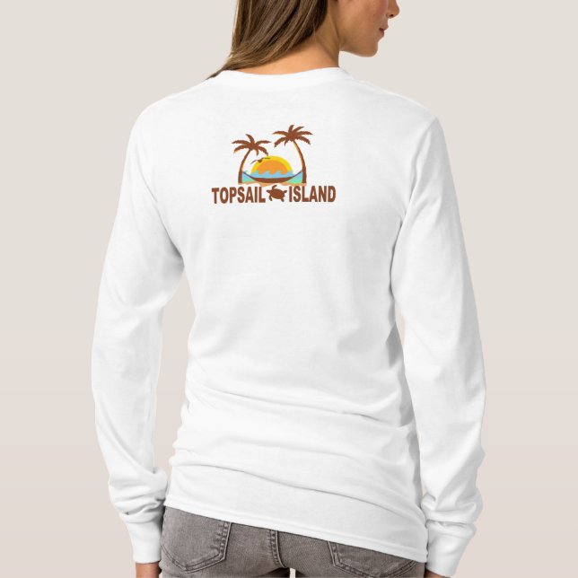 Topsail Insel T-Shirt (Rückseite)