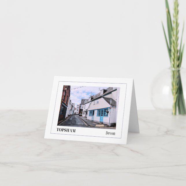 Topsham, Devon, England Karte (Vorderseite)