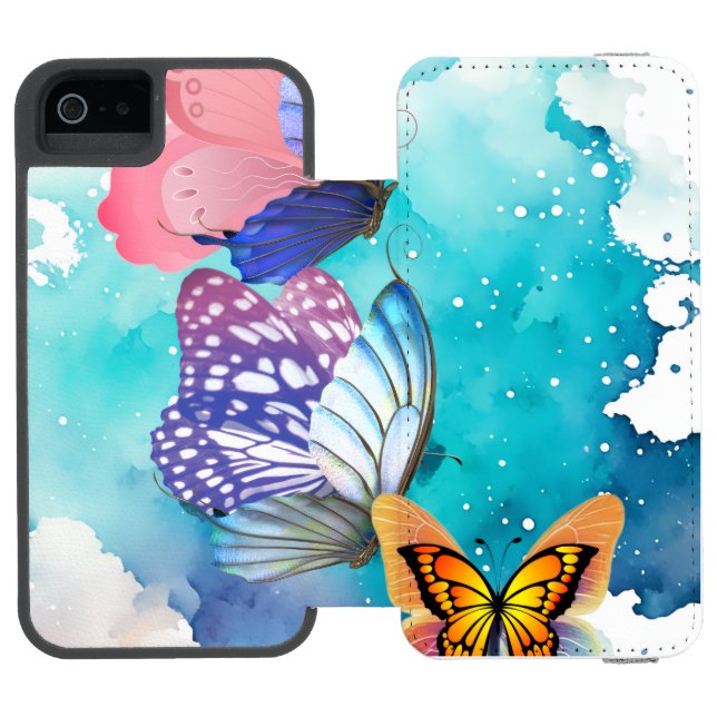 toque relajante a tu hogar incipio iPhone Geldbeutel-Hülle (Folio Geöffnet)