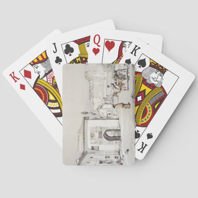 Tor der Rebe (Puerta Del Vino), 'von den Skizzen Spielkarten (Rückseite)