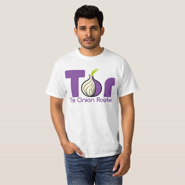 Tor - Der Zwiebel-Router T-Shirt (Vorne ganz)