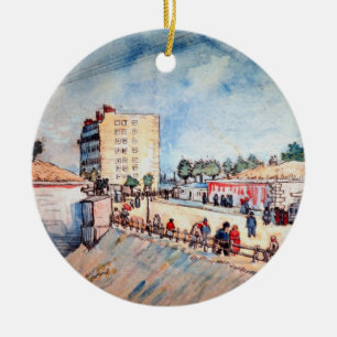 Tor in den Pariser Stadtmauern von Vincent van Gog Keramik Ornament