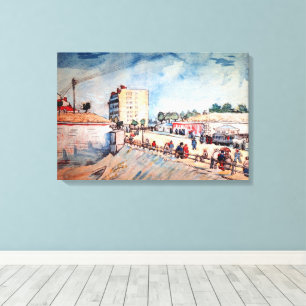 Tor in den Pariser Stadtmauern von Vincent van Gog Leinwanddruck