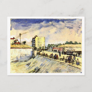 Tor in der Pariser Stadtmauer, Vincent van Gogh Postkarte