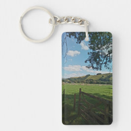 Tor, ins Feld Schlüsselanhänger