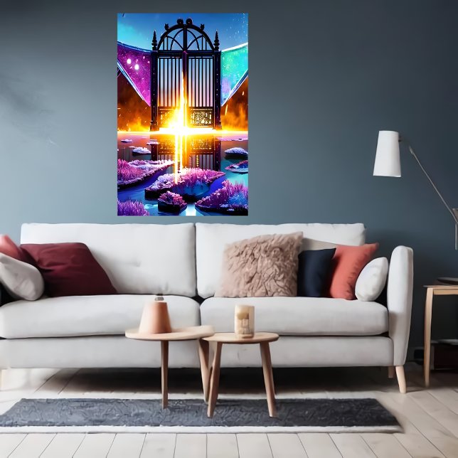 Tor ins Jenseits | AI Art Poster (Von Creator hochgeladen)