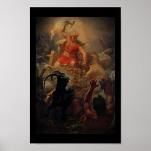 Tor kämpft gegen die Riesen Poster