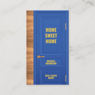 Tor-Logo für Real Anwesen Agent Visitenkarte