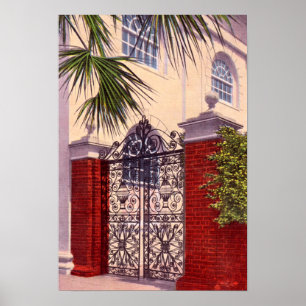Tor-St. Michaels Charlestons South Carolina Kirche Poster