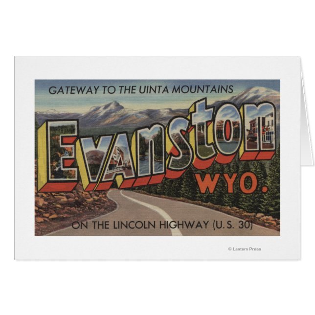 Tor zum Uinta-Gebirge - Evanston, WY (Vorderseite (Horizontal))