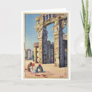 Tor zur Stupa von Sanchi, Hiroshi Yoshida Karte