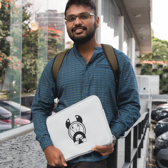 Tora Tiger Geometric Zodiac Laptopschutzhülle (Carry your tech with tiger power)