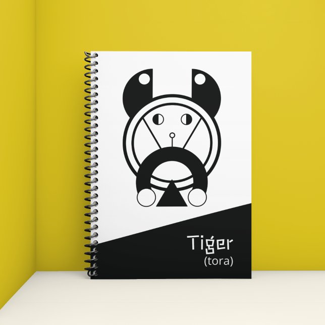 Tora Tiger Geometric Zodiac Planner Planer (Von Creator hochgeladen)