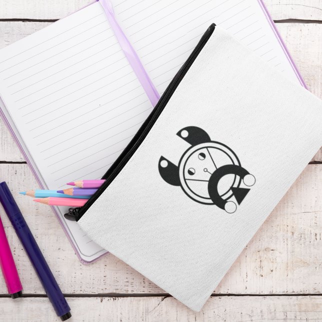 Tora Tiger Geometric Zodiac Zubehörtasche (Carry your essentials with zodiac style)