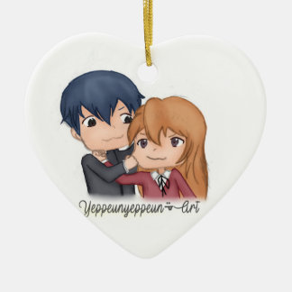 Toradora ~ Ryuuji x Taiga Keramikornament