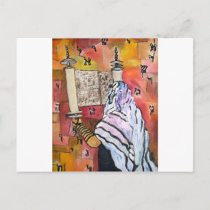 Torah Reading Postkarte