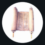 TORAH RUNDER AUFKLEBER<br><div class="desc">WELTFRIEDEN</div>