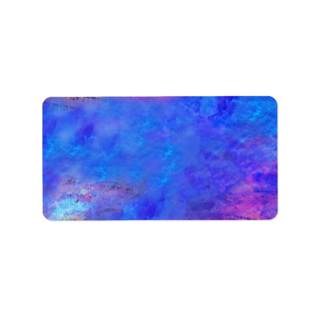 Torah & Tulips Bat Mitzvah Einladung Adressaufkleber (Vorne)