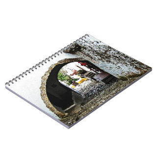 Torbogen in Obidos Portugal Notizblock