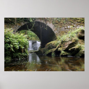 Torc Wasserfall-Brücke Poster