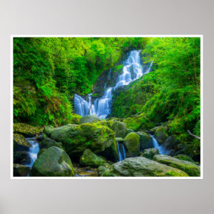Torc Wasserfall Poster Killarney Park Irland
