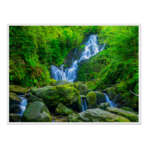 Torc Wasserfall Poster Killarney Park Irland