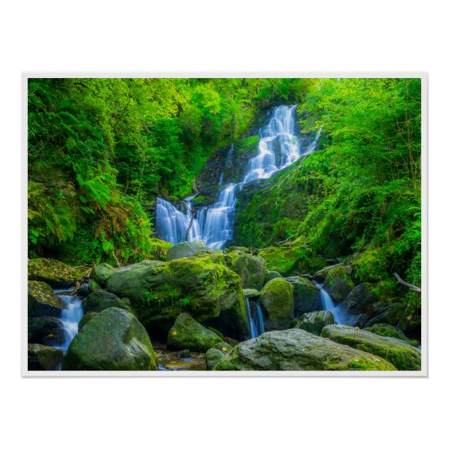 Torc Wasserfall Poster | Killarney Park Irland (Vorderseite)