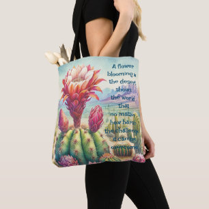 Torch Cactus Blume & Quote