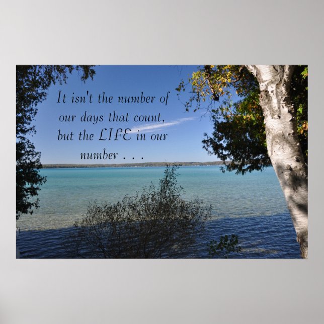 Torch Lake, MI Inspiration Poster (Vorne)
