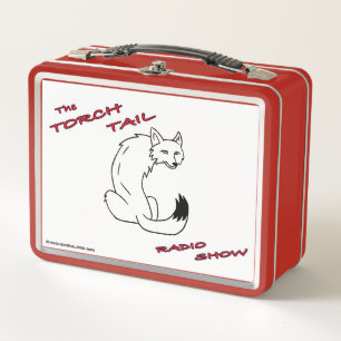 Torch Schwanz & Leaping Coyote beim Red Metal Lunc Metall Brotdose