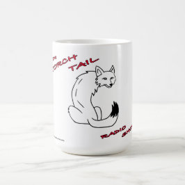 Torch Schwanz Radio Show Design auf einer Kaffee-T Kaffeetasse