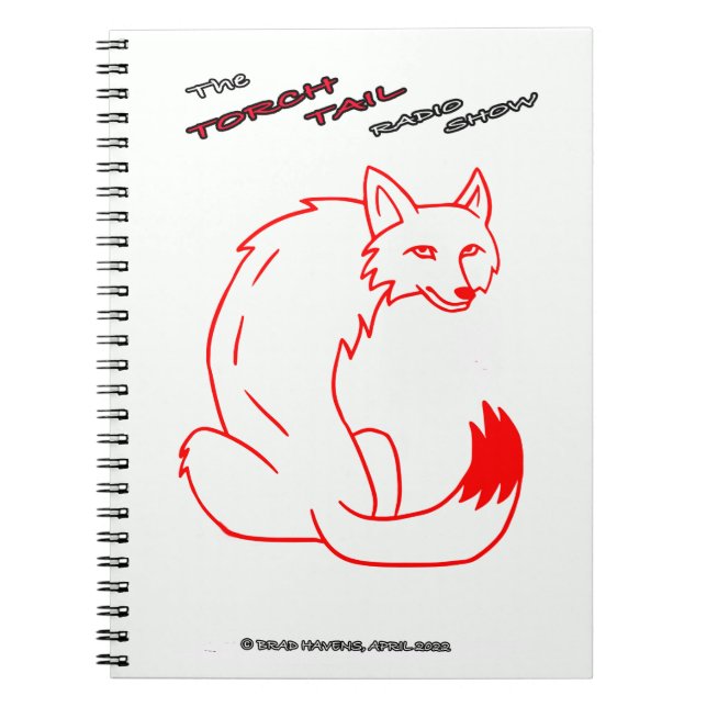Torch Schwanz Radio Show Poster auf einem handlich Notizblock (Vorderseite)