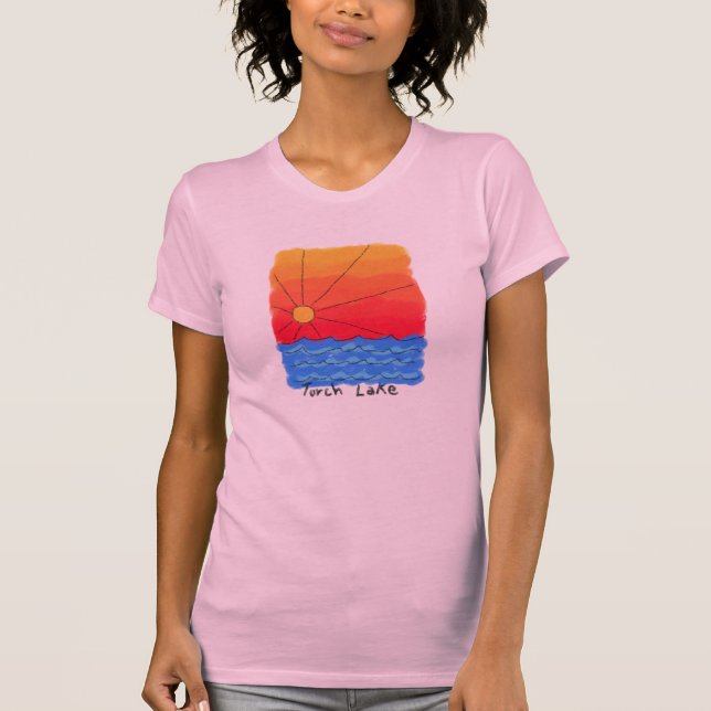 Torch See-Sonnenaufgang T-Shirt (Vorderseite)